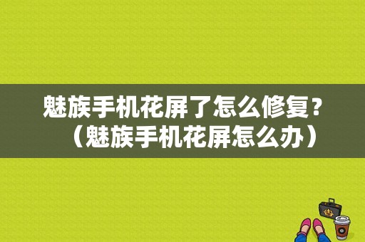 魅族手机花屏了怎么修复？（魅族手机花屏怎么办）-图1
