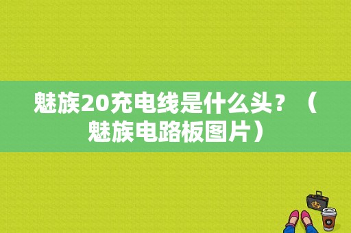 魅族20充电线是什么头？（魅族电路板图片）-图1