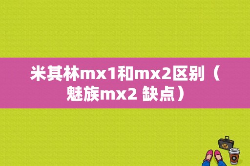 米其林mx1和mx2区别（魅族mx2 缺点）-图1
